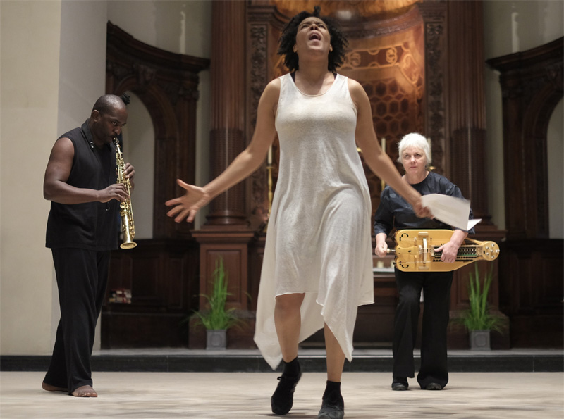 Elaine Mitchener performing